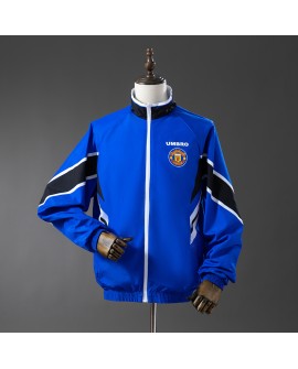 Veste imperméable réversible Manchester United - Blanc / Bleu