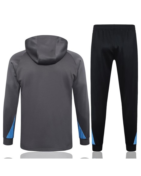 Maillot d'entraînement à capuche Tottenham Hotspur-2425-Gris foncé