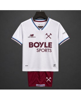 Maillot extérieur de West Ham United pour la saison 2026/27（Maillot et Short ）- Enfant