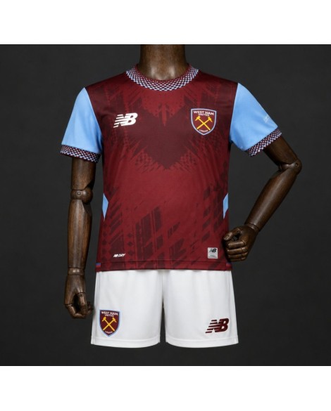 Maillot domicile de West Ham United pour la saison 2026/27（Maillot et Short） - Enfant