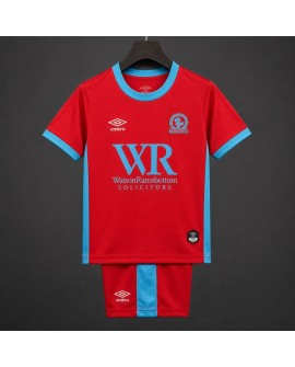 Maillot extérieur rouge des Blackburn Rovers 2026/27（Maillot et Short ）- Enfant