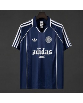 Maillot de football rétro Adidas Classic Collection 2026/27 - Bleu marine classique à trois rayures