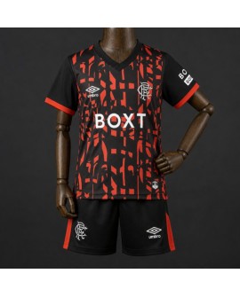 2026/27 Rangers FC Troisième maillot （Maillot + Short）- Enfant