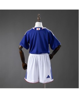 Japan Ensemble tenue extérieure pour la Coupe du Monde 2026 (Maillot + Short) - Enfants