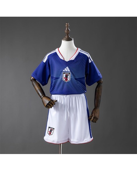 Japan Ensemble tenue extérieure pour la Coupe du Monde 2026 (Maillot + Short) - Enfants
