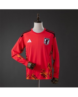 Japan Maillot de gardien rouge à manches longues 2026