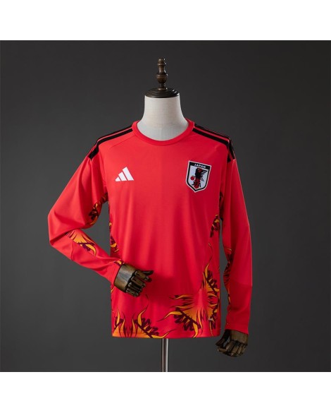 Japan Maillot de gardien rouge à manches longues 2026
