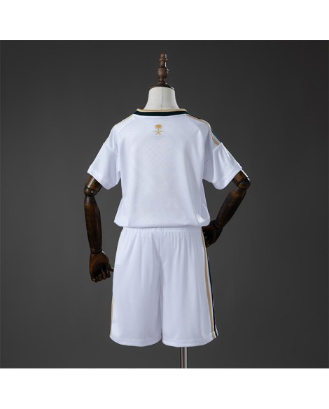 Saudi Arabia Ensemble maillot extérieur pour la Coupe du Monde 2026 (Maillot + Short) - Enfants
