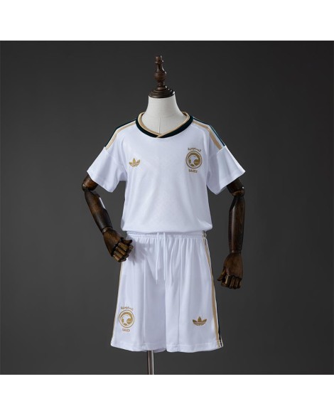 Saudi Arabia Ensemble maillot extérieur pour la Coupe du Monde 2026 (Maillot + Short) - Enfants
