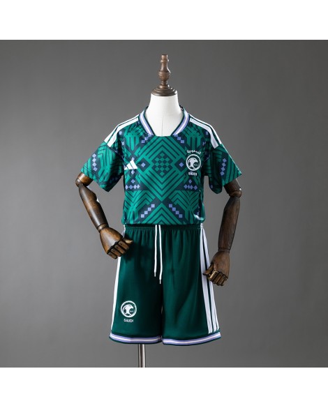 Saudi Arabia Ensemble maillot domicile Coupe du Monde 2026 (maillot + short) - Enfants