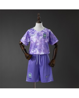 Tenue extérieure de la Corée du Sud 2026 (Maillot + Short) - Enfants