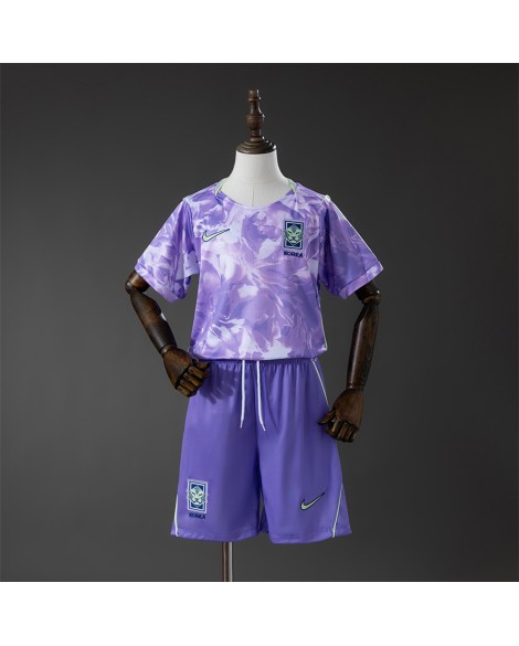 Tenue extérieure de la Corée du Sud 2026 (Maillot + Short) - Enfants Tenue extérieure de la Corée du Sud 2026 (Maillot + Short) - Enfants