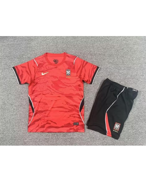Ensemble maillot domicile Corée du Sud 2026 (Maillot + Short) - Enfants