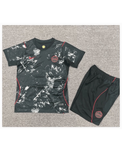 Tenue extérieure du Canada 2026 (Maillot + Short) - Enfants