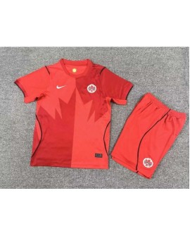 Ensemble domicile Canada 2026 (Maillot + Short) - Enfants