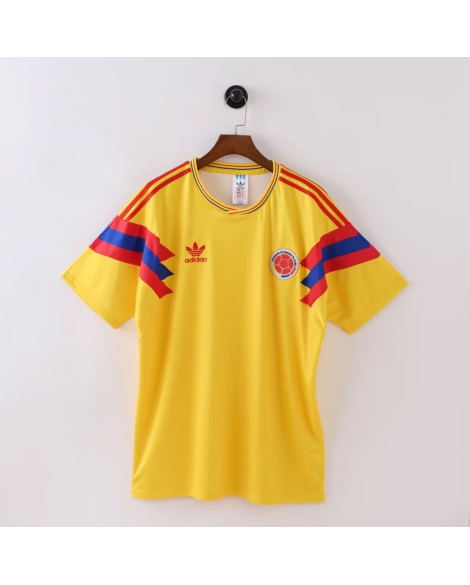 Maillot extérieur de la Colombie pour la Coupe du monde 1990 Maillot extérieur de la Colombie pour la Coupe du monde 1990