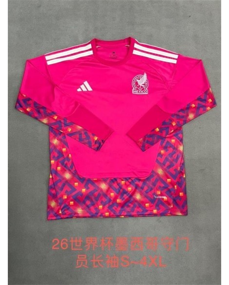 Maillot de gardien de but mexicain à manches longues 2526