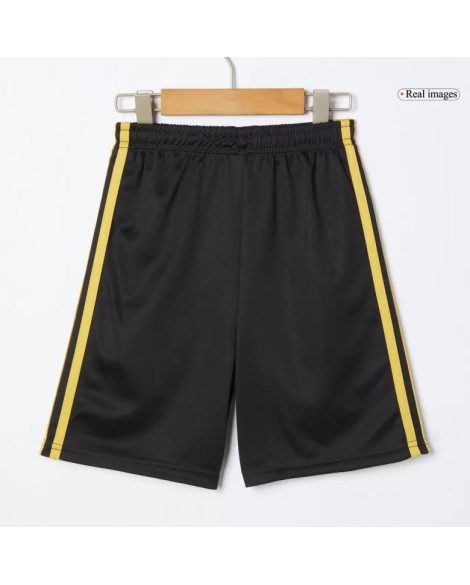 Maillot de football extérieur Mexique 3e édition (maillot et short) pour enfant 2025, noir - Gold Cup