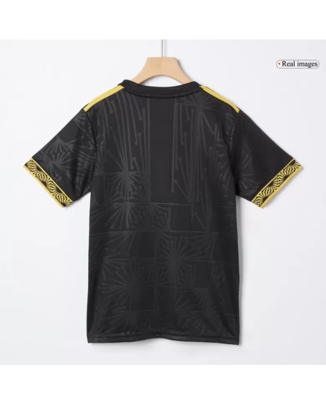 Maillot de football extérieur Mexique 3e édition (maillot et short) pour enfant 2025, noir - Gold Cup