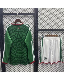 Ensemble domicile Mexique 2026 (Maillot à manches longues + Short)