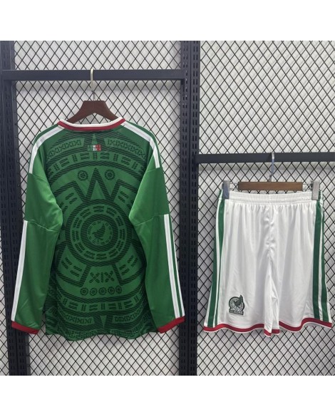 Ensemble domicile Mexique 2026 (Maillot à manches longues + Short)
