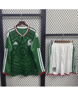 Ensemble domicile Mexique 2026 (Maillot à manches longues + Short)