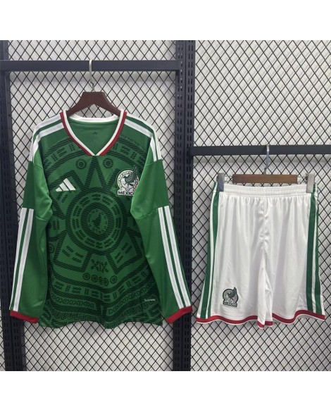 Ensemble domicile Mexique 2026 (Maillot à manches longues + Short)