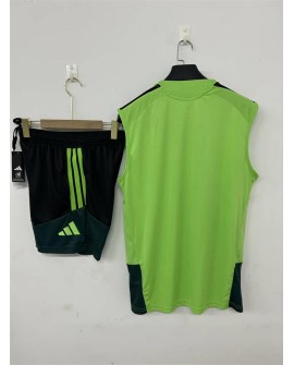 Tenue d'entraînement du Mexique 2627 - Verte (débardeur + short)