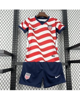USA Ensemble domicile Coupe du Monde 2026 (Maillot + Short) - Enfant