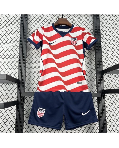 USA Ensemble domicile Coupe du Monde 2026 (Maillot + Short) - Enfant
