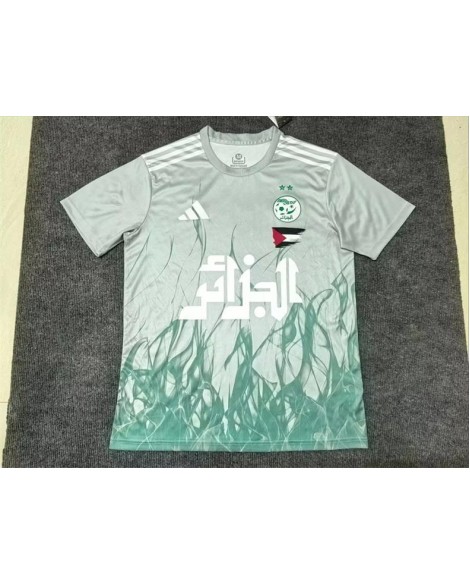 Maillot vert de football de l'Algérie 25-26
