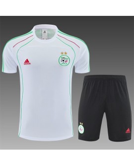 Tenue d'entraînement de l'Algérie 2627 - Blanc (maillot + short)