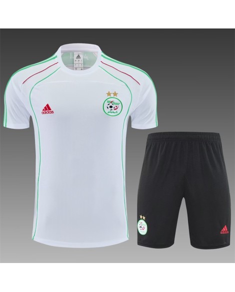 Tenue d'entraînement de l'Algérie 2627 - Blanc (maillot + short)