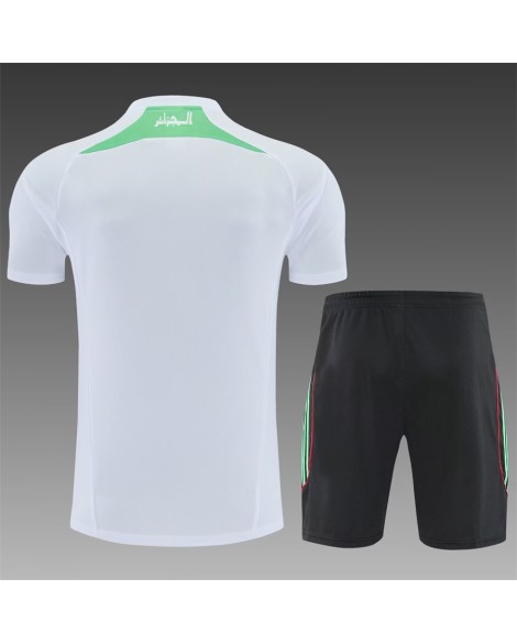Tenue d'entraînement de l'Algérie 2627 - Blanc (maillot + short)