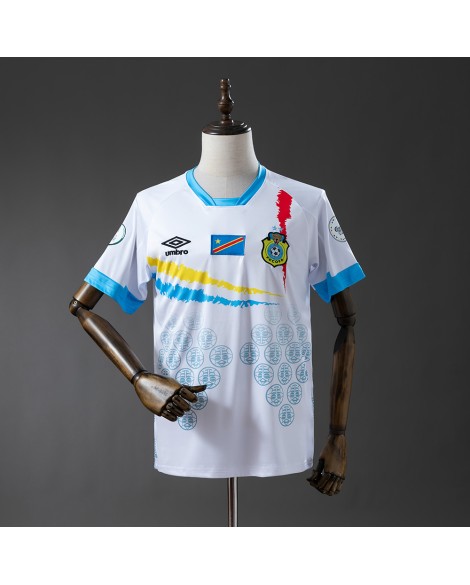 Maillot blanc et bleu du Congo 2026 Maillot blanc et bleu du Congo 2026