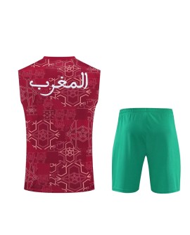 Ensemble d'entraînement rouge Maroc 2526