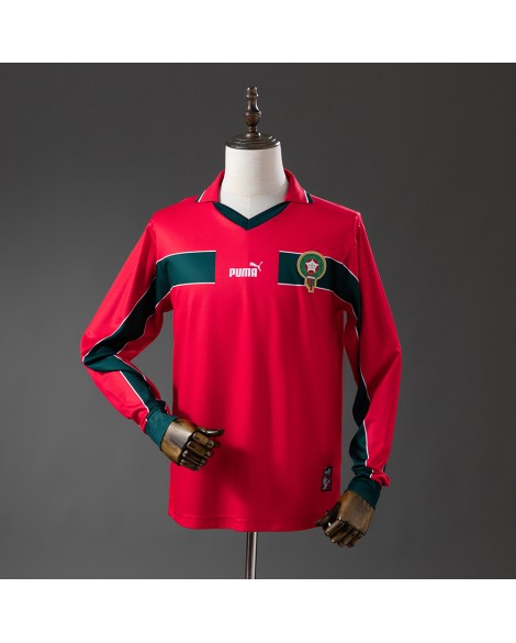 Maillot Maroc 1998 Troisième Rétro - Manches Longues