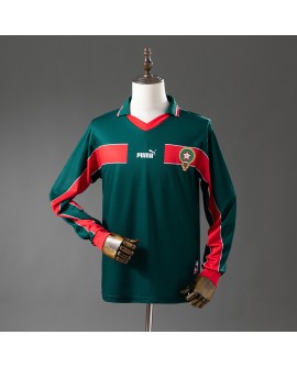 Maillot Maroc 1998 Domicile Rétro - Manches Longues Maillot Maroc 1998 Domicile Rétro - Manches Longues
