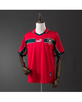 Maillot de football rétro 1998 Maroc domicile Maillot de football rétro 1998 Maroc domicile