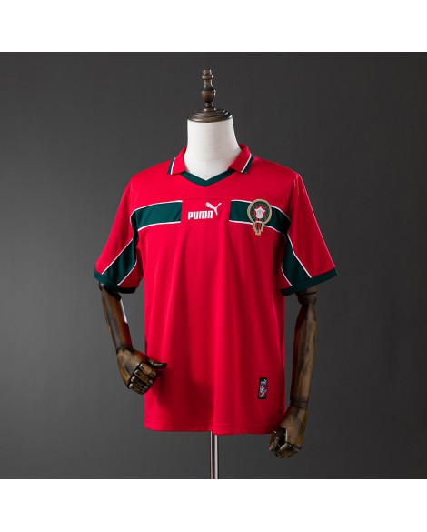 Maillot de football rétro 1998 Maroc domicile Maillot de football rétro 1998 Maroc domicile