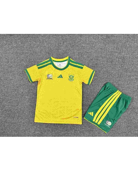 Ensemble domicile Afrique du Sud 2026 (Maillot + Short) - Enfants