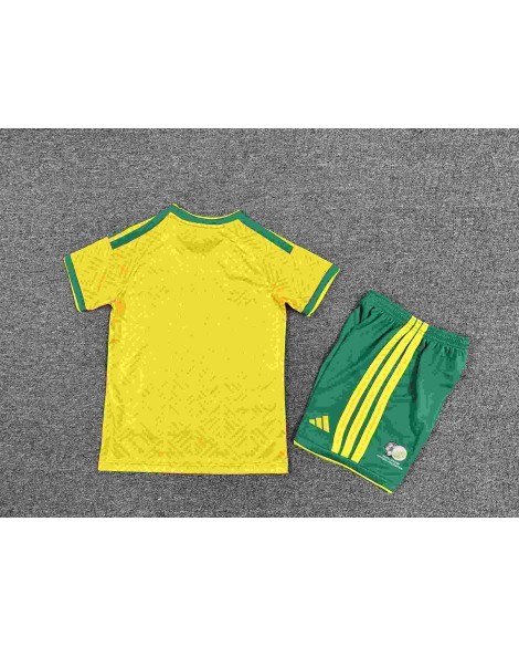 Ensemble domicile Afrique du Sud 2026 (Maillot + Short) - Enfants