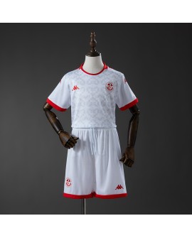Maillot extérieur Tunisie 2026 (haut + pantalon) - Enfant