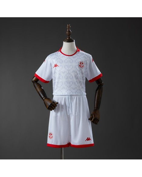 Maillot extérieur Tunisie 2026 (haut + pantalon) - Enfant