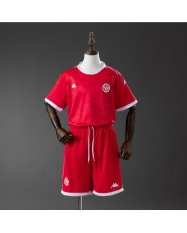 Maillot Tunisie 2026 Domicile (Haut + Pantalon) - Enfants