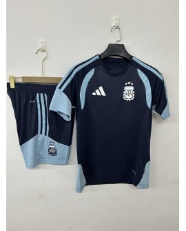 Tenue d'entraînement noire de l'Argentine pour 2026 (maillot + short)