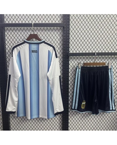 Ensemble domicile Argentine 2026 (Maillot manches longues + Short)
