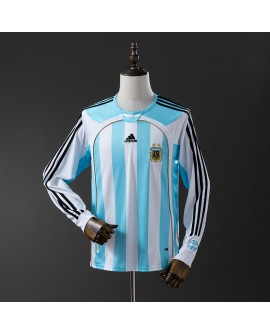 Maillot rétro domicile manches longues Argentina 2006/07 Maillot rétro domicile manches longues Argentina 2006/07