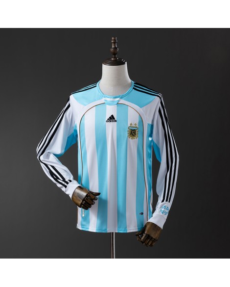 Maillot rétro domicile manches longues Argentina 2006/07 Maillot rétro domicile manches longues Argentina 2006/07