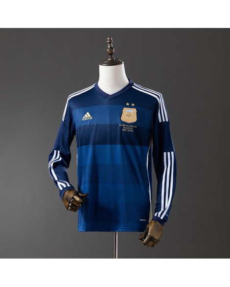 Maillot rétro manches longues extérieur Argentina 2014/15 Maillot rétro manches longues extérieur Argentina 2014/15